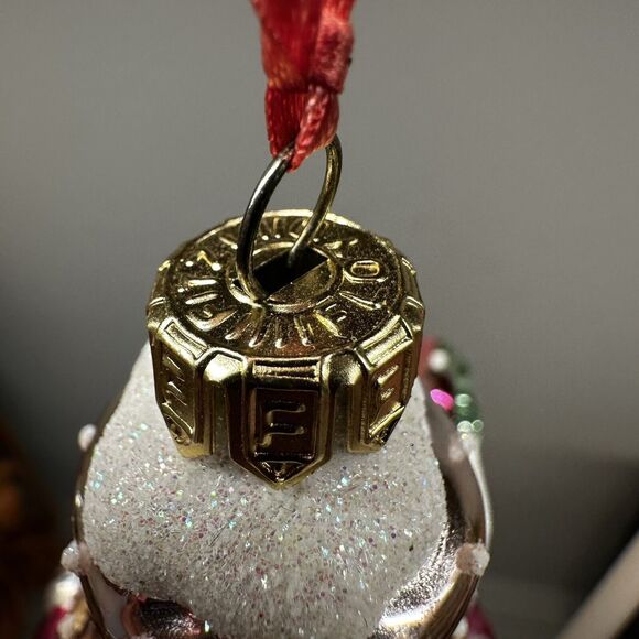 Fitz And Floyd Candylane Train Caboose Glass Christmas Ornament - Picture 8 of 9